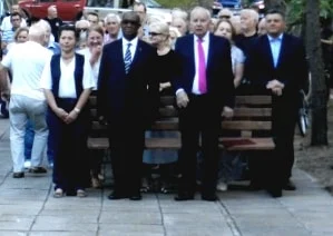 Pomnik-lotnika Tłumaczenia ustne z Ambasadorem RPA Simonem Jabulani Ntombelą, 2016 r